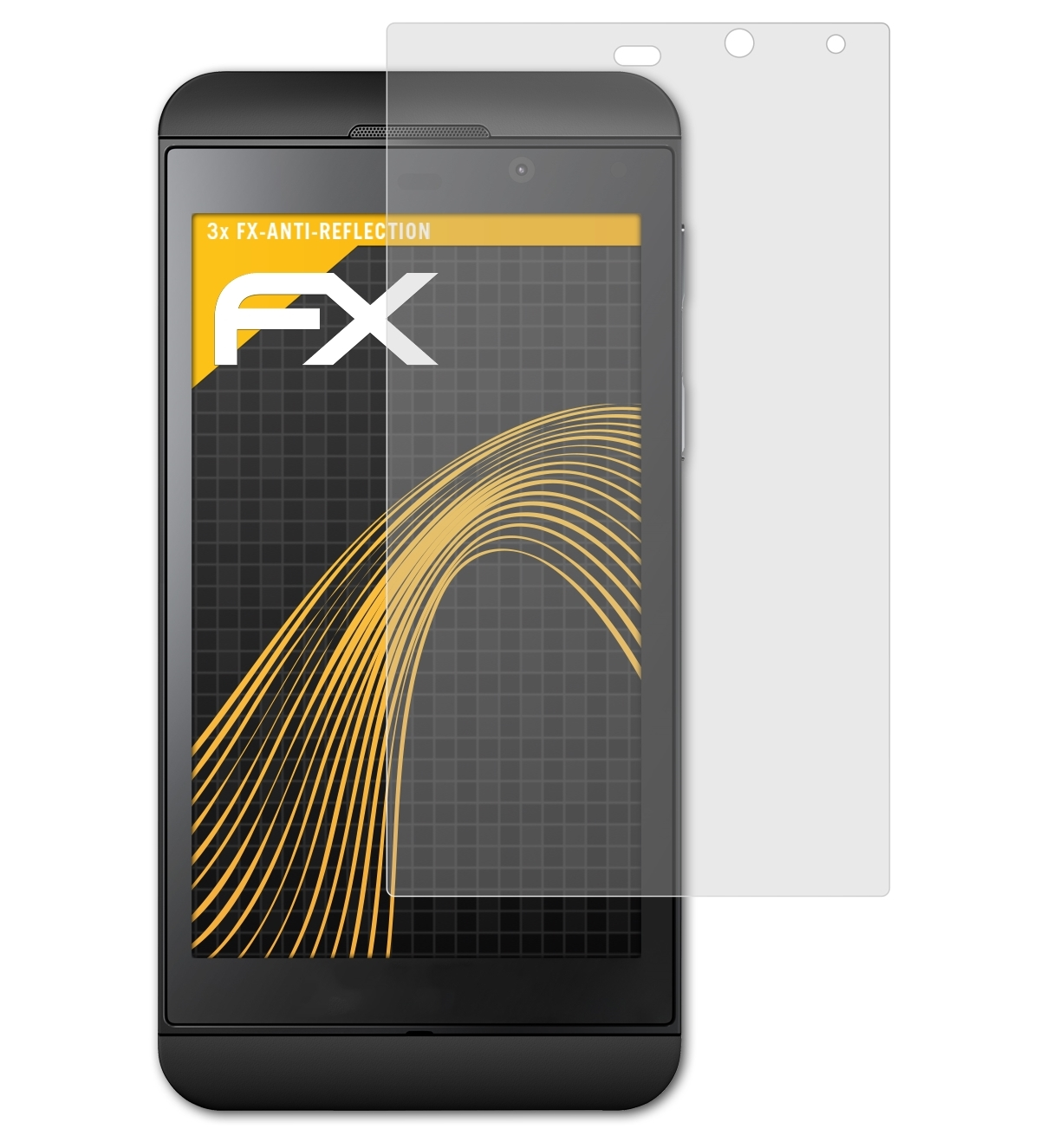 ATFOLIX 3x FX-Antireflex Displayschutz(für Z10) Blackberry