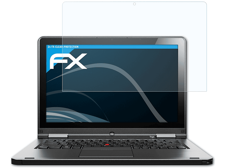 ATFOLIX 2x FX-Clear Displayschutz(für Lenovo ThinkPad Yoga)