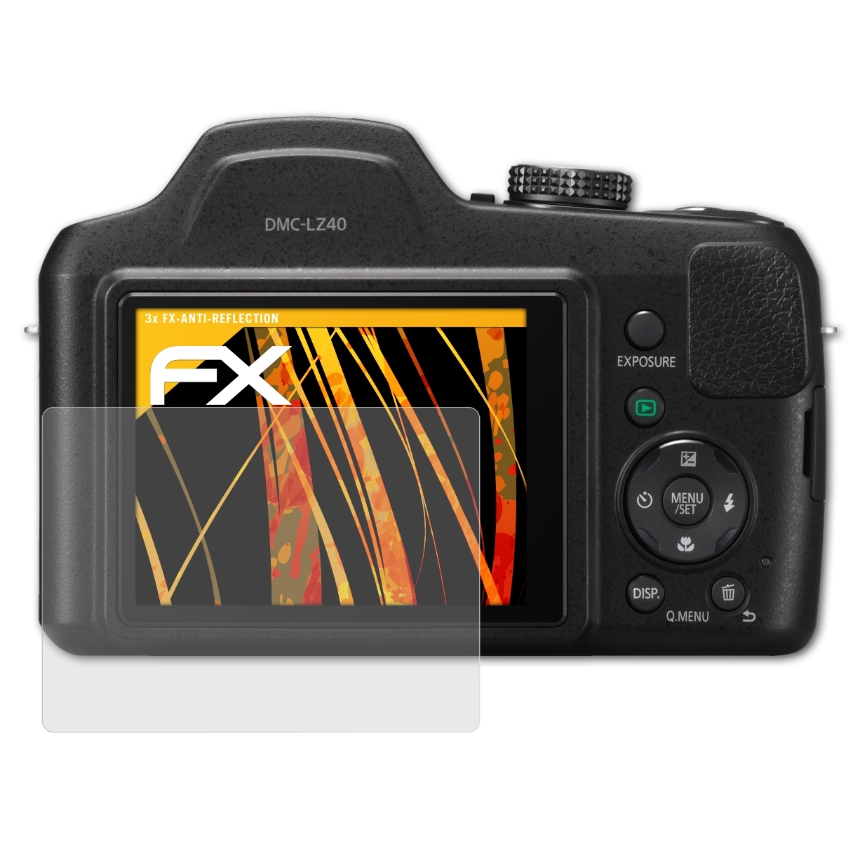 Lumix 3x Panasonic ATFOLIX DMC-LZ40) Displayschutz(für FX-Antireflex