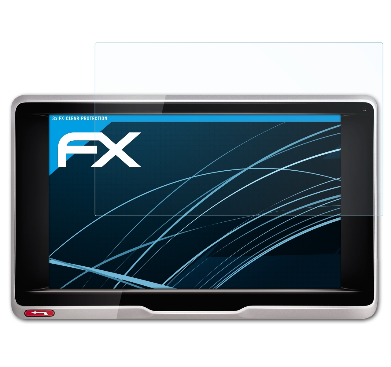 ATFOLIX 3x Becker FX-Clear Displayschutz(für Transit.5)