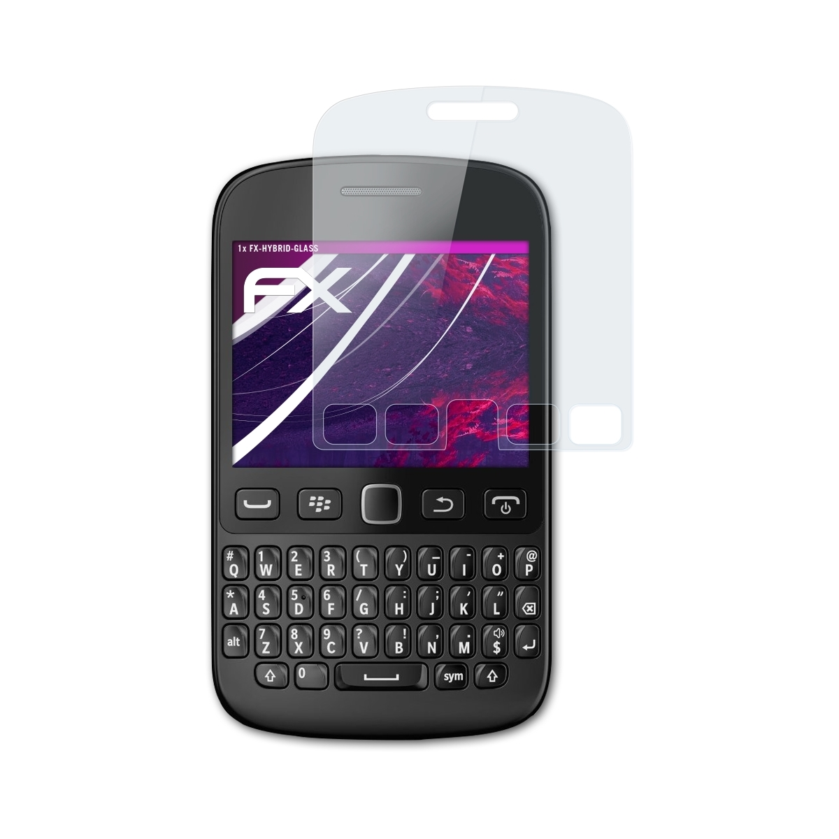 Blackberry ATFOLIX 9720) Schutzglas(für FX-Hybrid-Glass