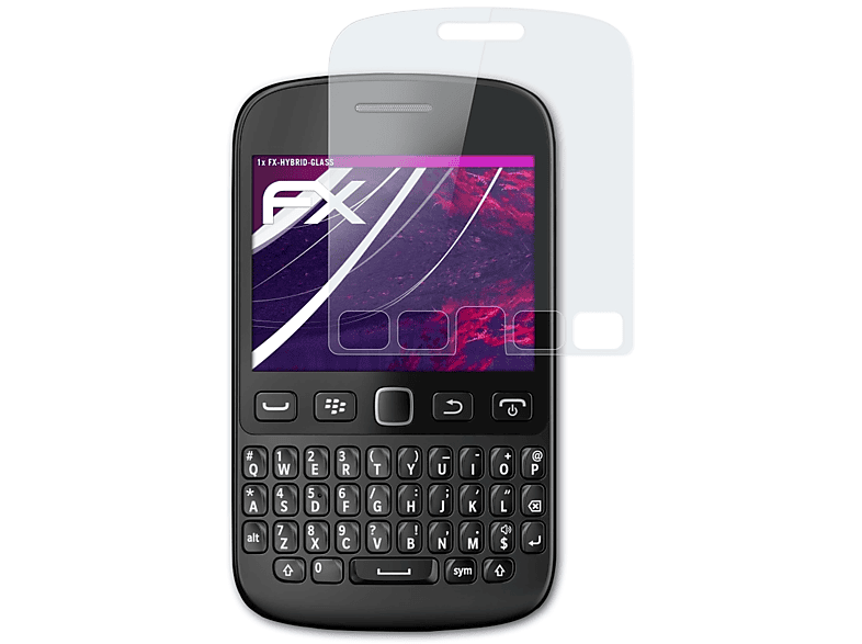 ATFOLIX FX-Hybrid-Glass Blackberry 9720) Schutzglas(für