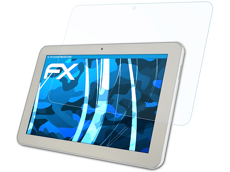 ATFOLIX 2x FX-Clear Displayschutz(für Toshiba Encore 2 (WT10-A-102))