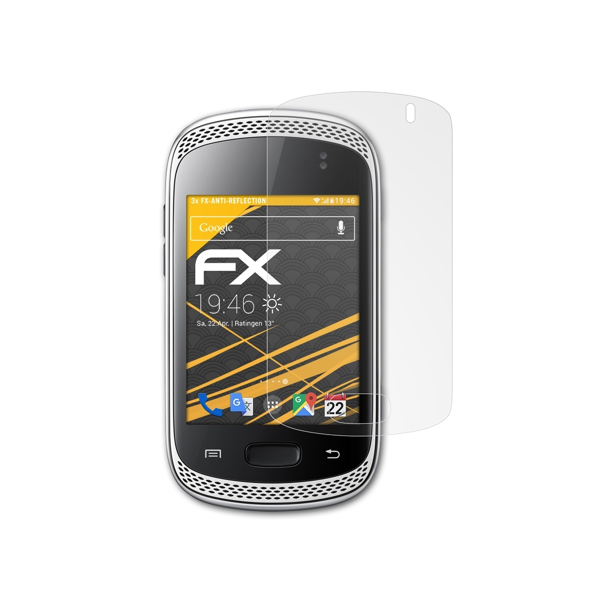 ATFOLIX 3x (GT-S6010)) Displayschutz(für Samsung Galaxy Music FX-Antireflex