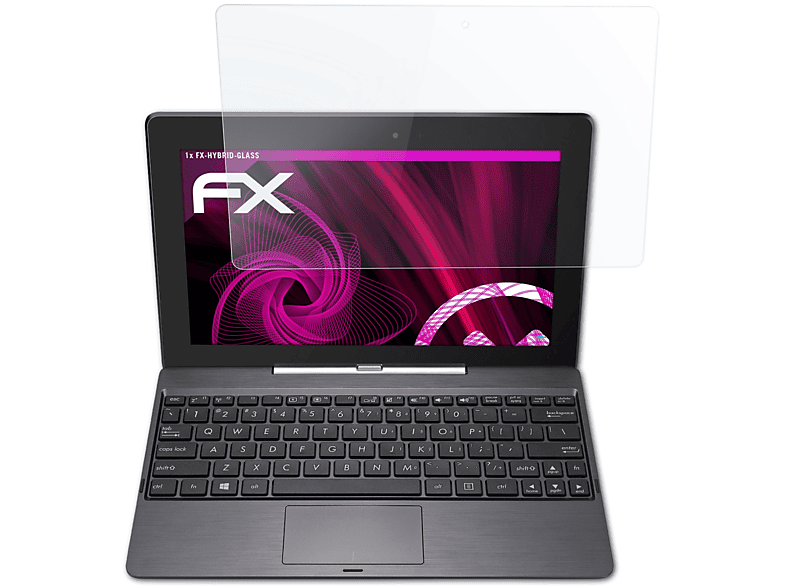 Asus / FX-Hybrid-Glass T100 Transformer ATFOLIX Book T100TA) Schutzglas(für