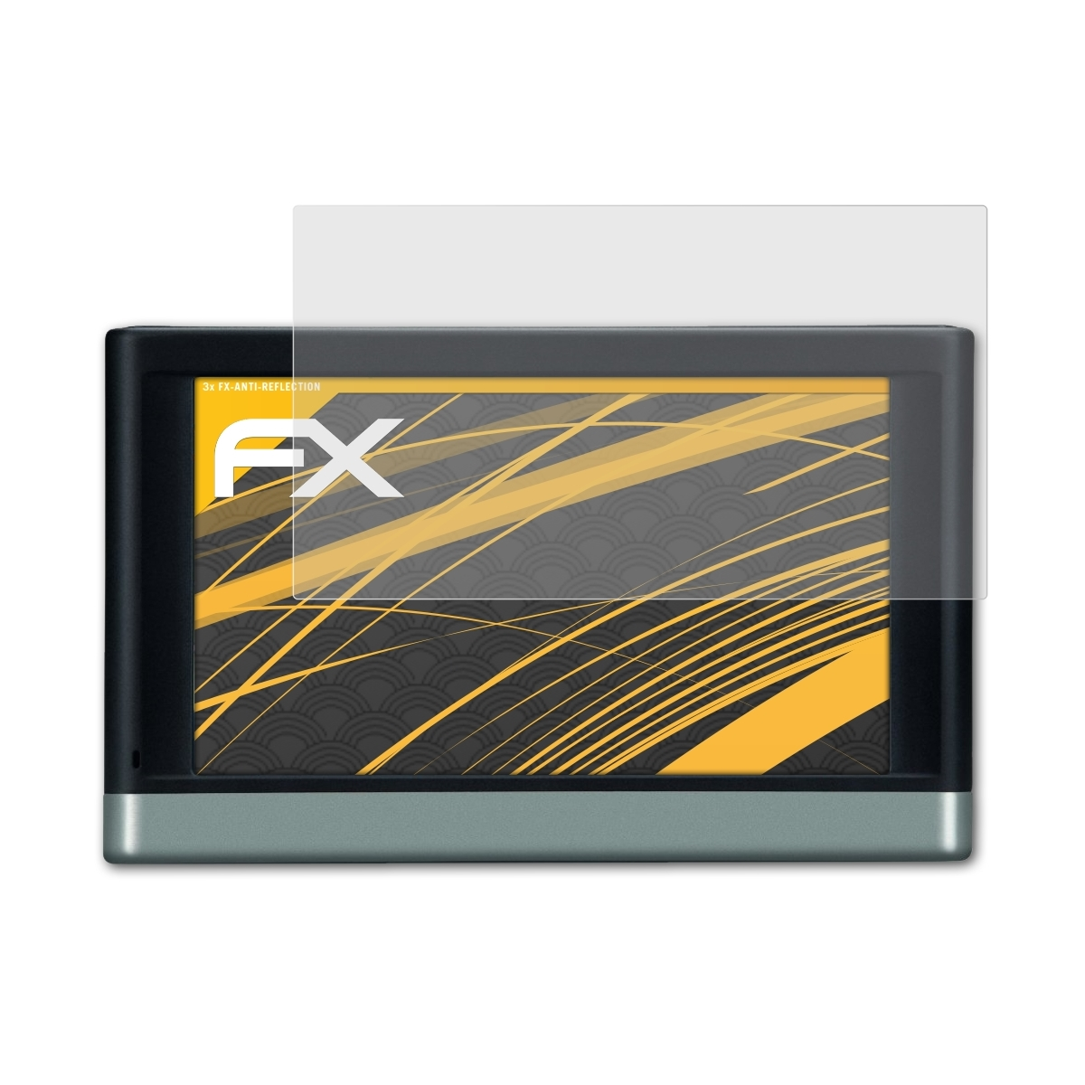 ATFOLIX 3x nüvi Displayschutz(für FX-Antireflex Garmin 2547)