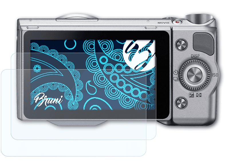 BRUNI 2x Basics-Clear Schutzfolie(für Sony NEX-5T)