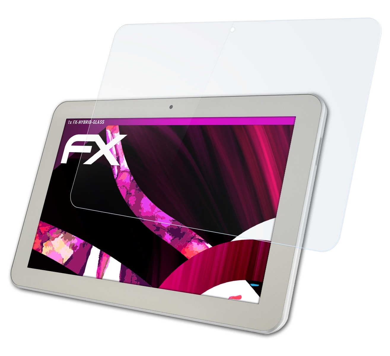 ATFOLIX FX-Hybrid-Glass Toshiba Schutzglas(für 2 Encore (WT10-A-102))