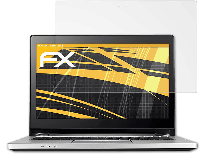 (TP300)) FX-Antireflex Flip Displayschutz(für ATFOLIX Asus Book Transformer 2x