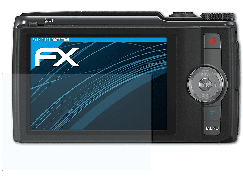 ATFOLIX 3x FX-Clear Displayschutz(für Olympus SH-60)