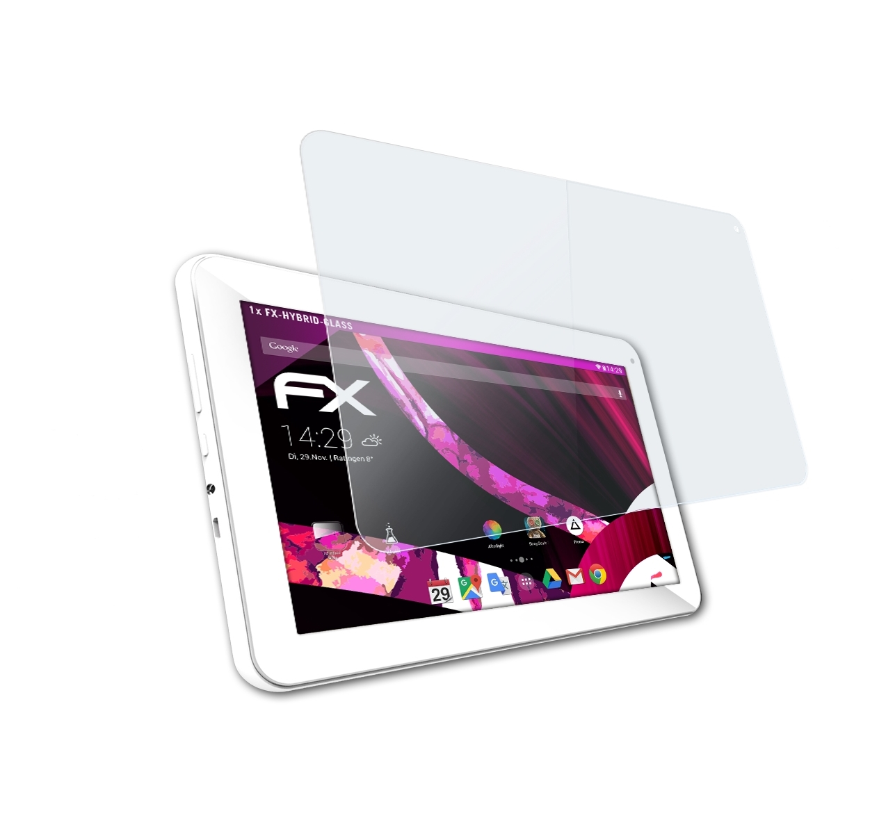 Archos 101 ATFOLIX FX-Hybrid-Glass Schutzglas(für Copper)