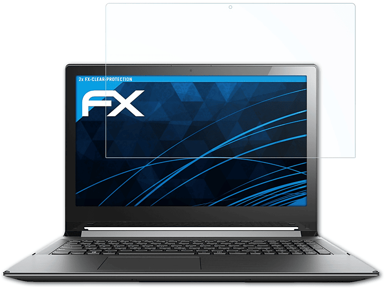 ATFOLIX 2x FX-Clear Displayschutz(für Lenovo IdeaPad Flex 2-15)