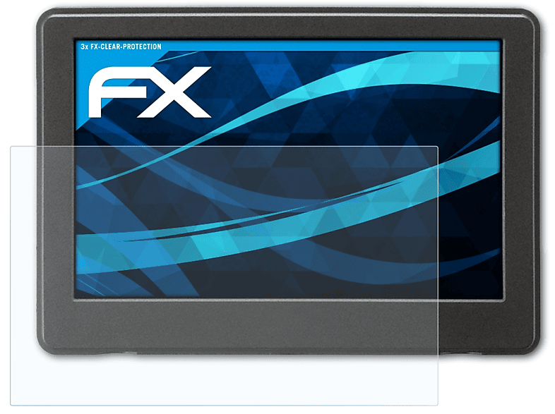 ATFOLIX 3x Displayschutz(für FX-Clear Sony CLM-V55)