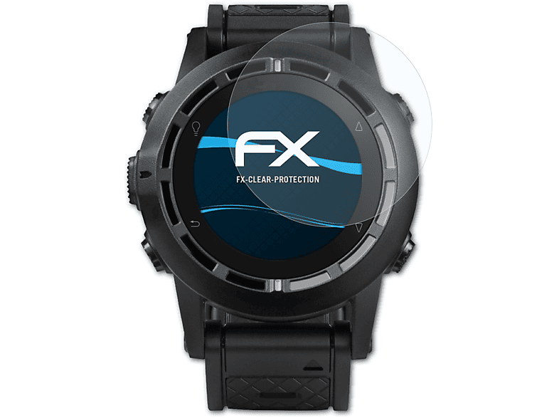 ATFOLIX 3x FX-Clear Displayschutz(für Garmin Tactix)