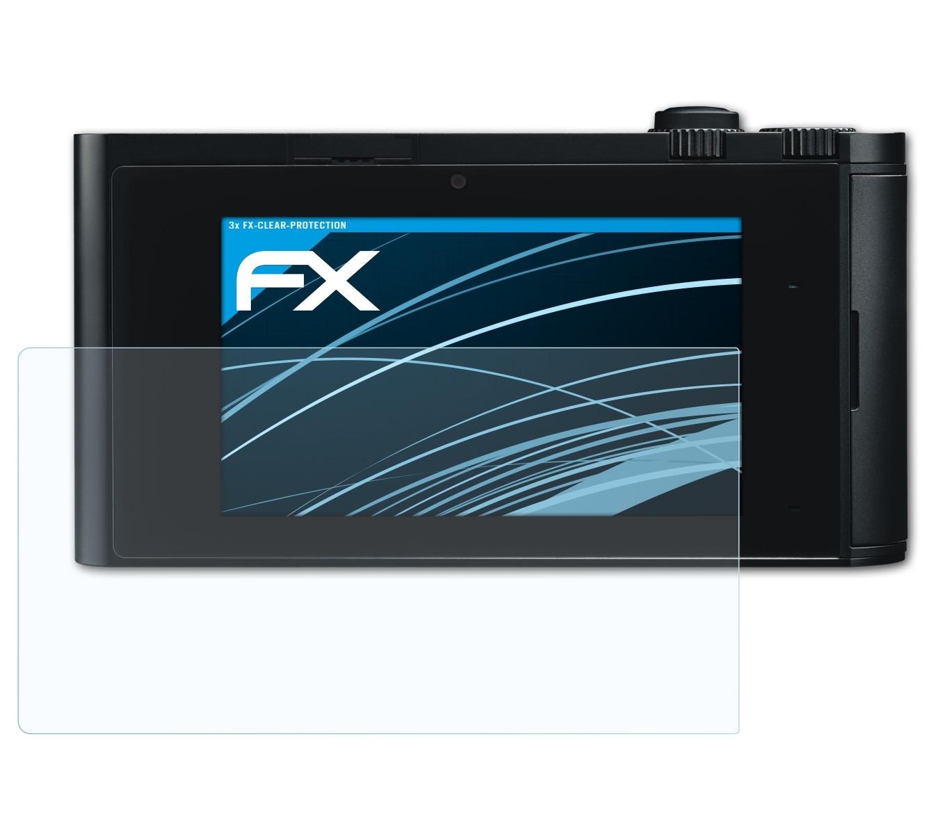 ATFOLIX 3x T Displayschutz(für FX-Clear Leica 701)) (Typ