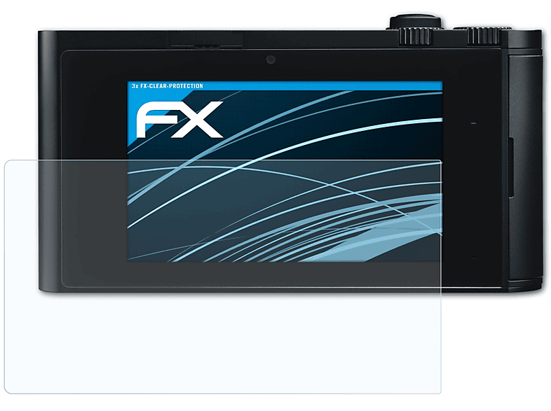 ATFOLIX 3x FX-Clear Displayschutz(für Leica T (Typ 701))