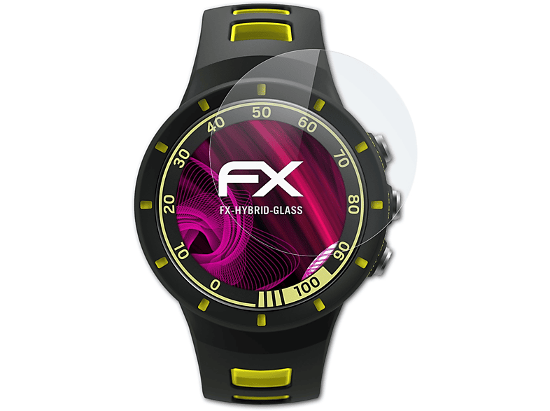 ATFOLIX FX-Hybrid-Glass Schutzglas(für Suunto Quest) | Smartwatch Schutzfolien & Gläser