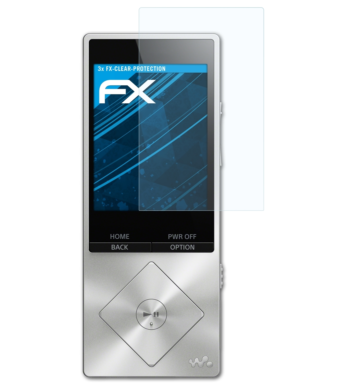 NWZ-A15) 3x Sony Walkman Displayschutz(für FX-Clear ATFOLIX