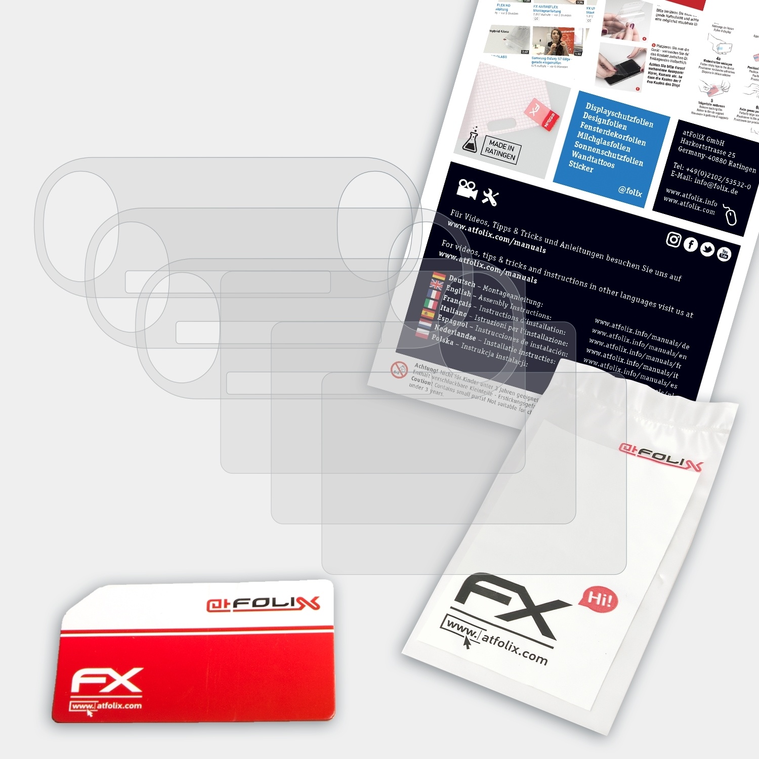 ATFOLIX PlayStation 3x Sony Displayschutz(für FX-Antireflex Slim) Vita