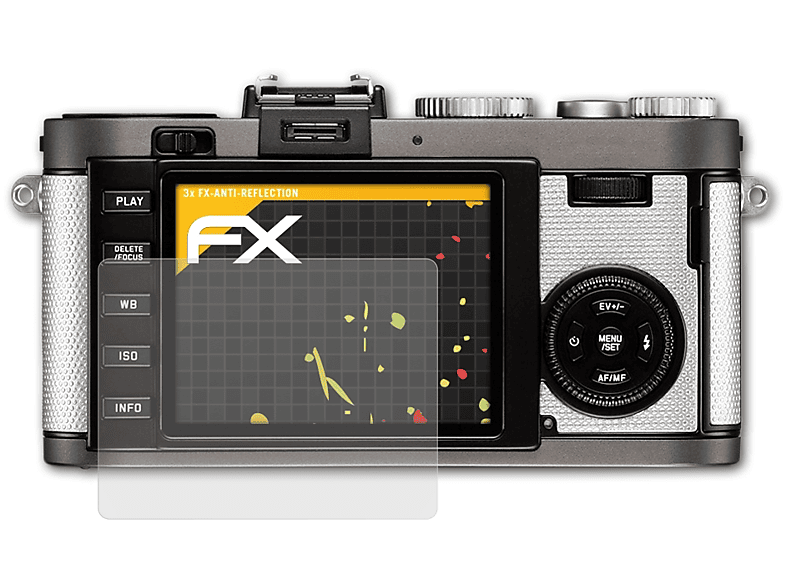 ATFOLIX 3x Leica (Typ Displayschutz(für FX-Antireflex X-E 102))
