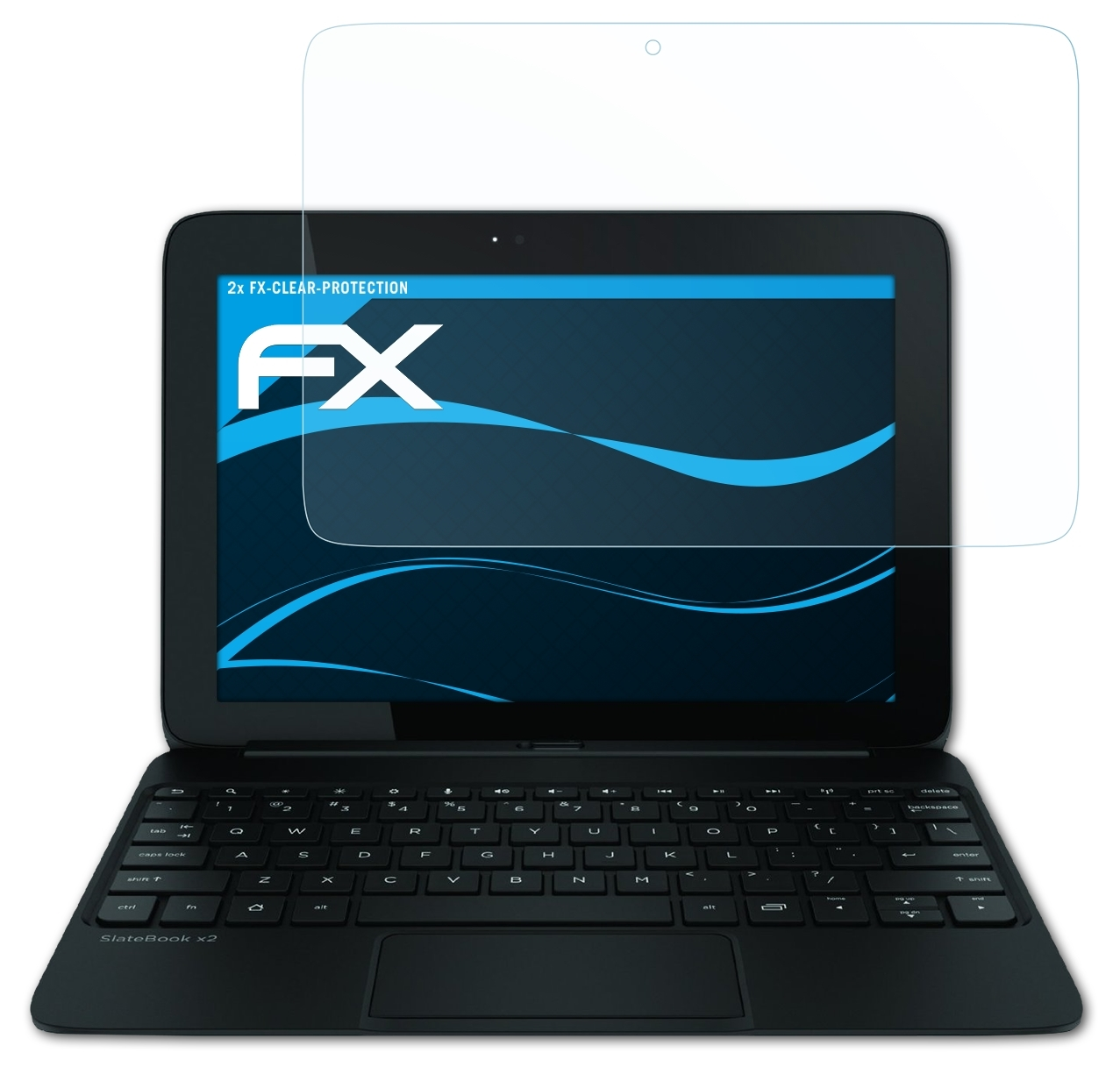 HP 10 ATFOLIX FX-Clear 2x SlateBook x2) Displayschutz(für
