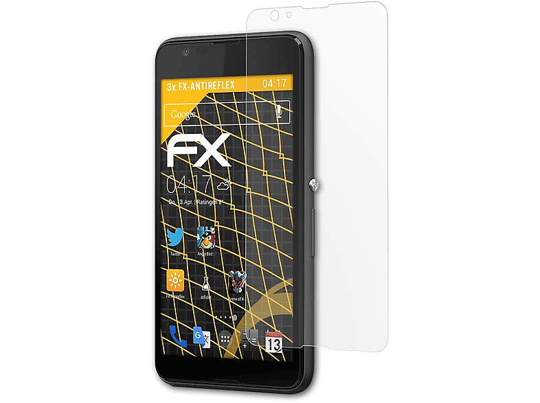ATFOLIX 3x FX-Antireflex Sony Displayschutz(für E4g) Xperia