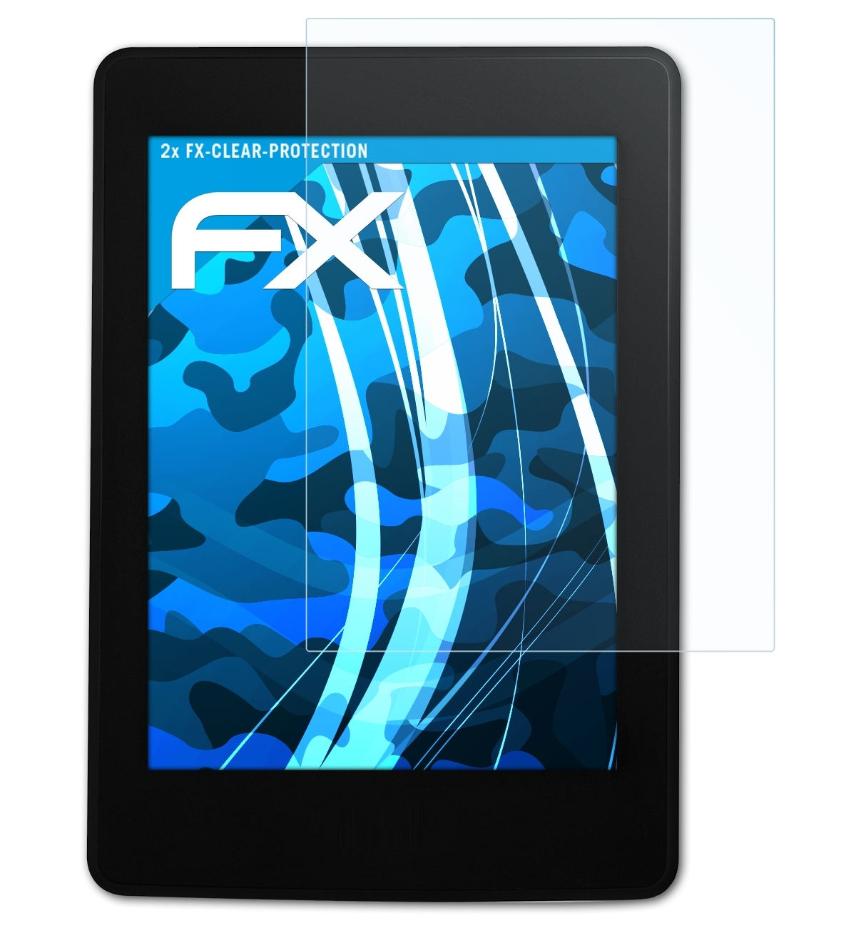 7 (Model Kindle FX-Clear Amazon ATFOLIX 2x 2014)) Displayschutz(für