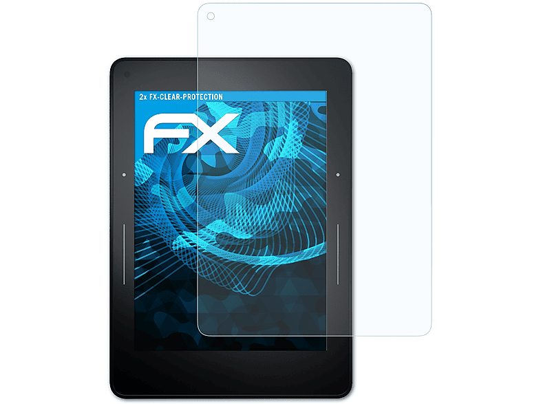 Amazon Voyage) ATFOLIX 2x Kindle FX-Clear Displayschutz(für