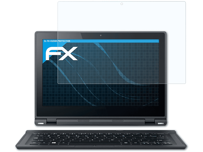 ATFOLIX 2x FX-Clear Displayschutz(für Acer Aspire Switch 12)