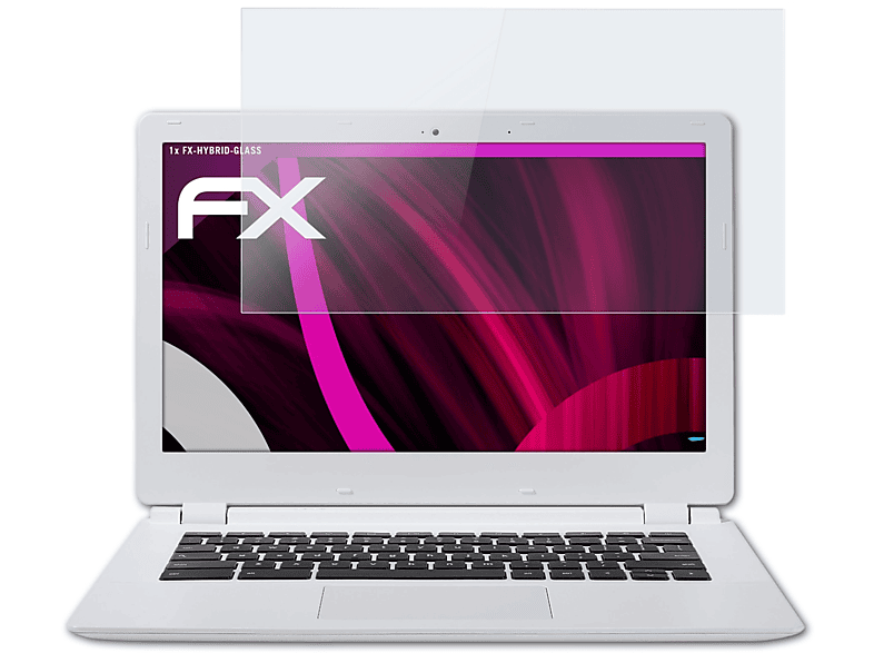 ATFOLIX FX-Hybrid-Glass Schutzglas(für (Acer)) CB5 Google Chromebook