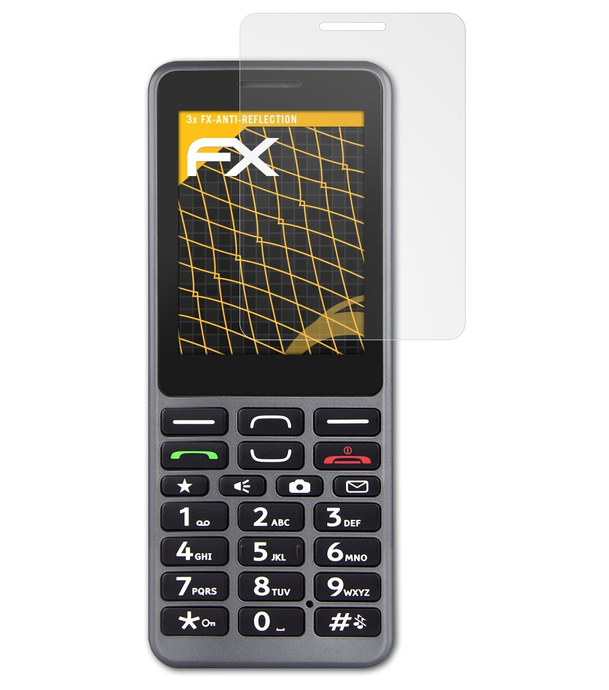 ATFOLIX 3x FX-Antireflex Displayschutz(für 509) Doro PhoneEasy