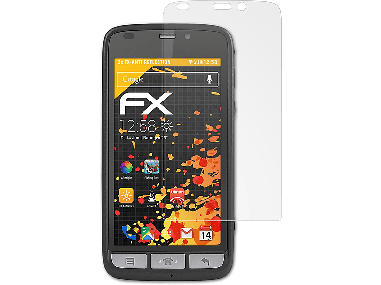ATFOLIX 3x FX-Antireflex Displayschutz(für Doro Liberto 820)