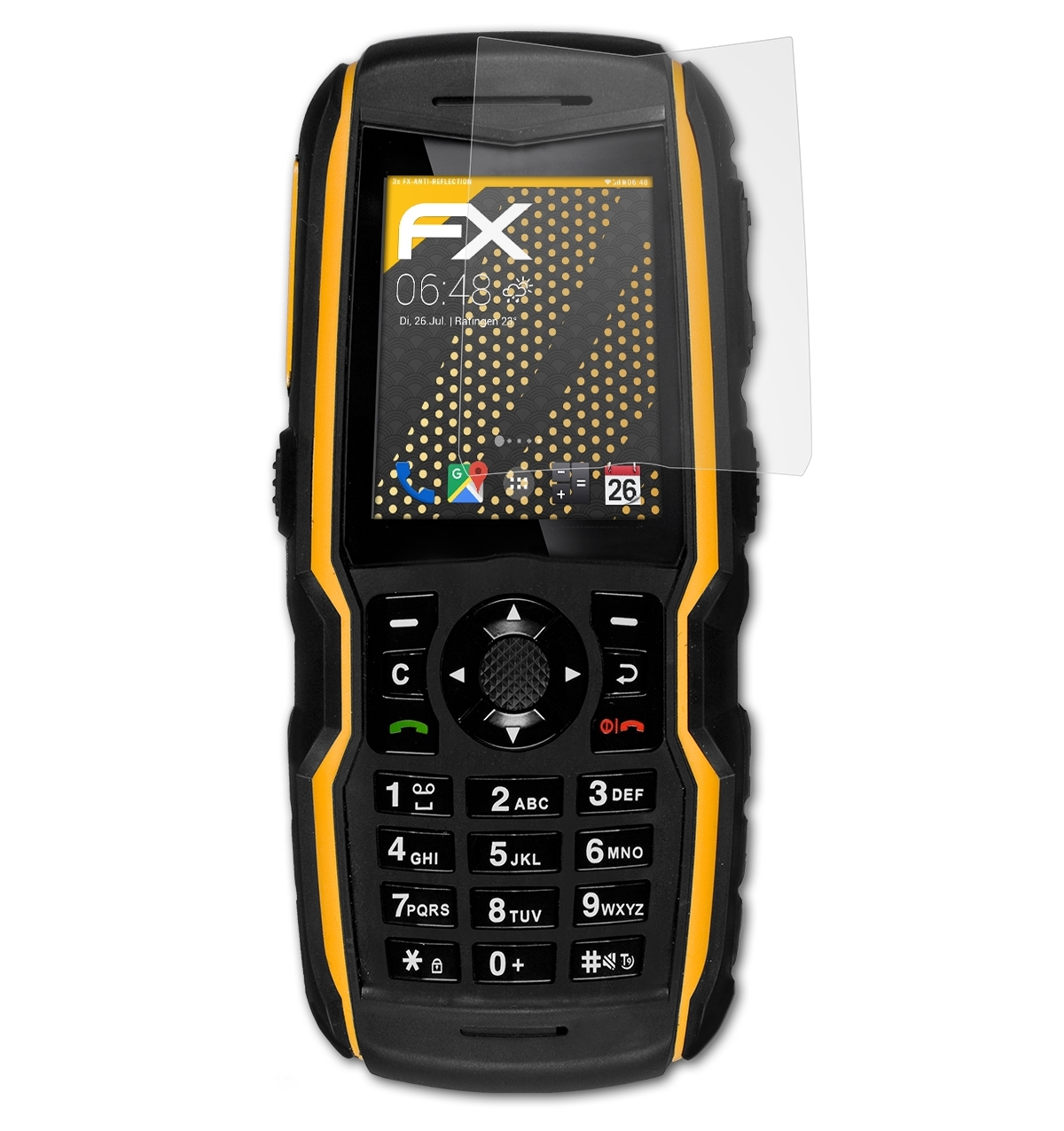 ATFOLIX 3x FX-Antireflex Bolt XP1520 Displayschutz(für SL) Sonim
