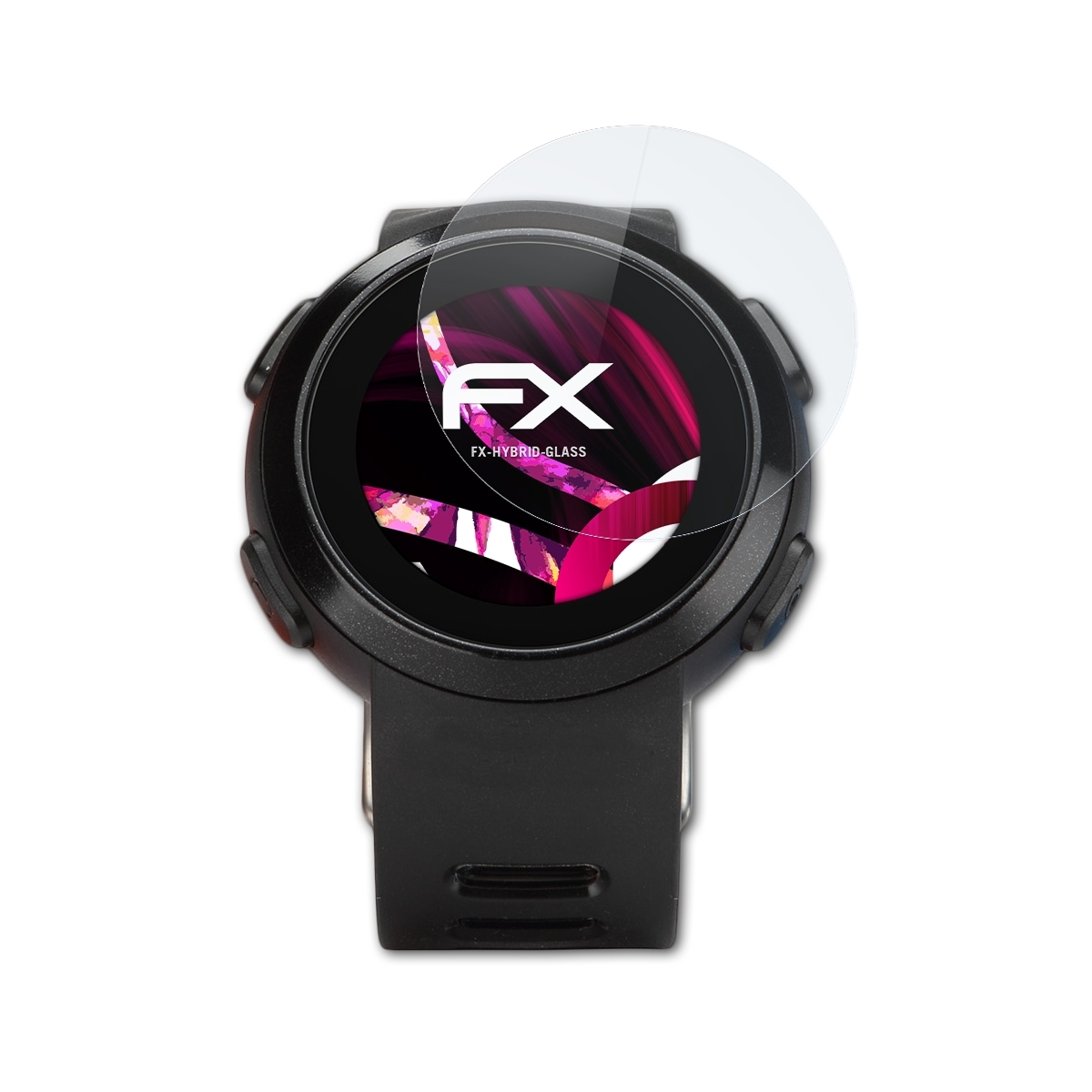 FX-Hybrid-Glass Watch) Schutzglas(für Magellan Echo ATFOLIX