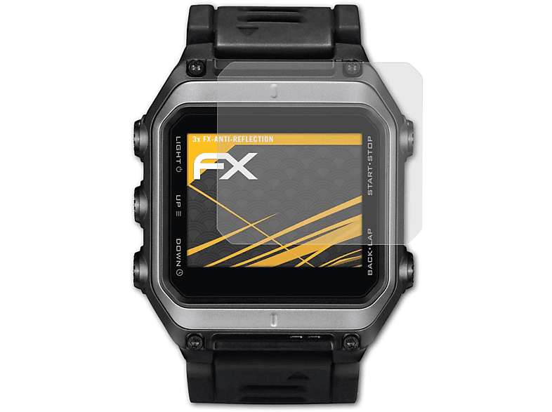 ATFOLIX 3x FX-Antireflex Displayschutz(für Garmin Epix) | Smartwatch Schutzfolien & Gläser