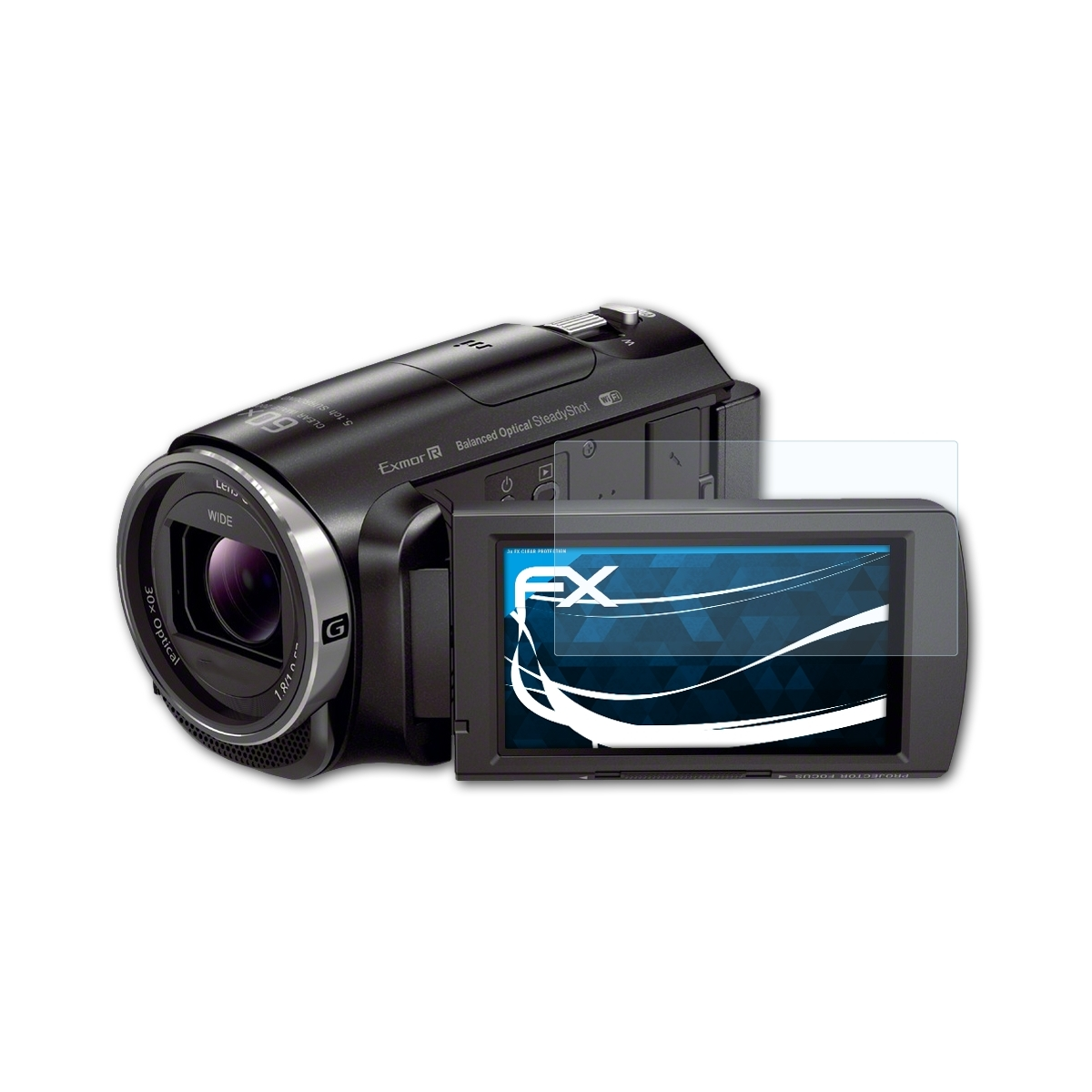 3x Sony FX-Clear Displayschutz(für HDR-PJ620) ATFOLIX