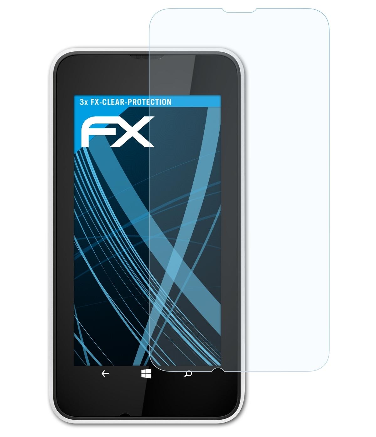 Nokia ATFOLIX 530) FX-Clear 3x Lumia Displayschutz(für