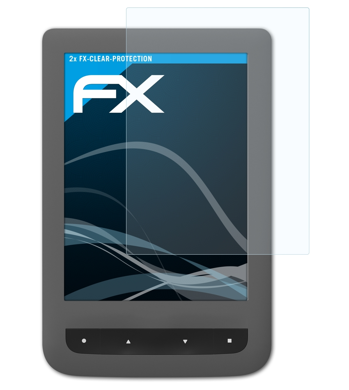 Lux PocketBook ATFOLIX Displayschutz(für Touch / FX-Clear 2 3) 2x
