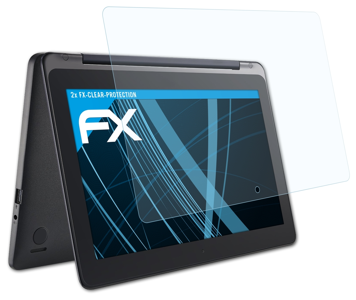 ATFOLIX 2x Asus (TP200)) Book Displayschutz(für FX-Clear Transformer Flip