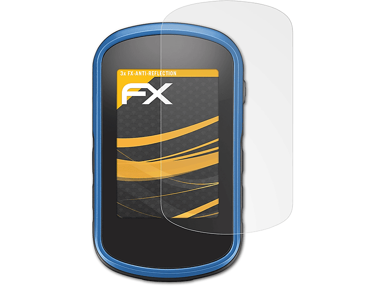 ATFOLIX 3x FX-Antireflex Displayschutz(für Garmin Etrex Touch 25/35)