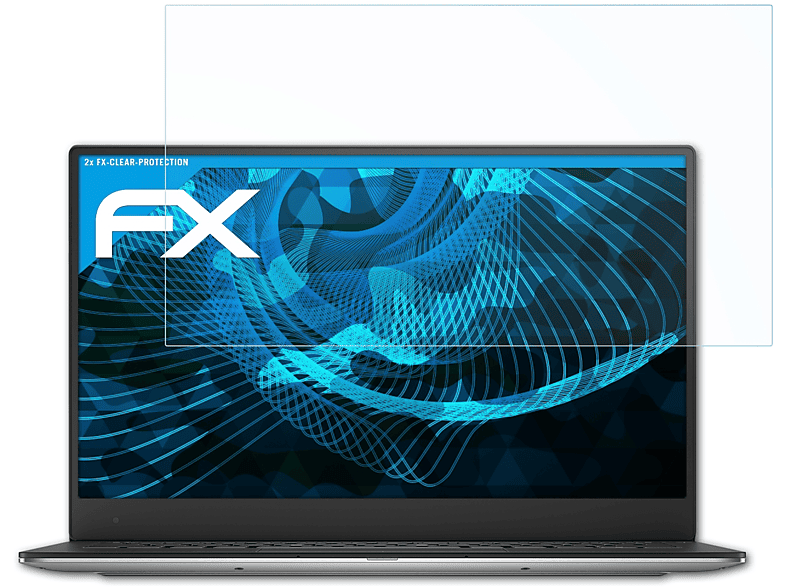 XPS 2x Ultrabook Dell 2015)) ATFOLIX Version 13 Displayschutz(für FHD, (9343 FX-Clear