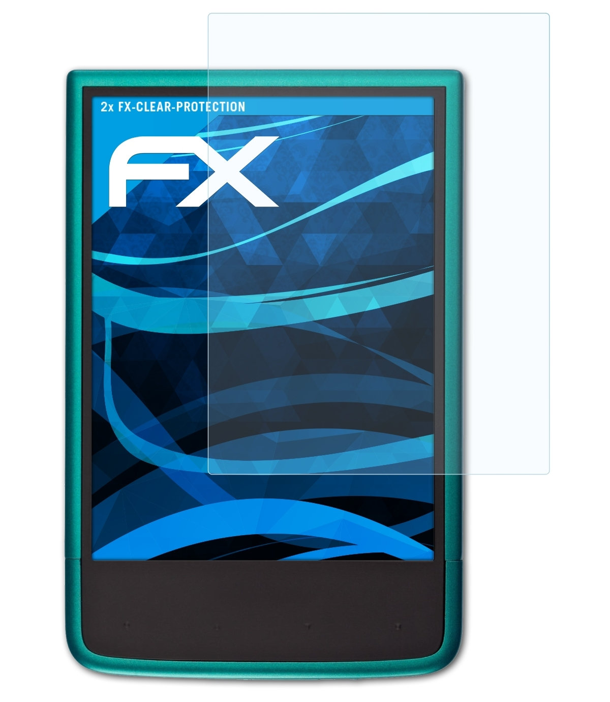 ATFOLIX 2x FX-Clear Displayschutz(für PocketBook Ultra)