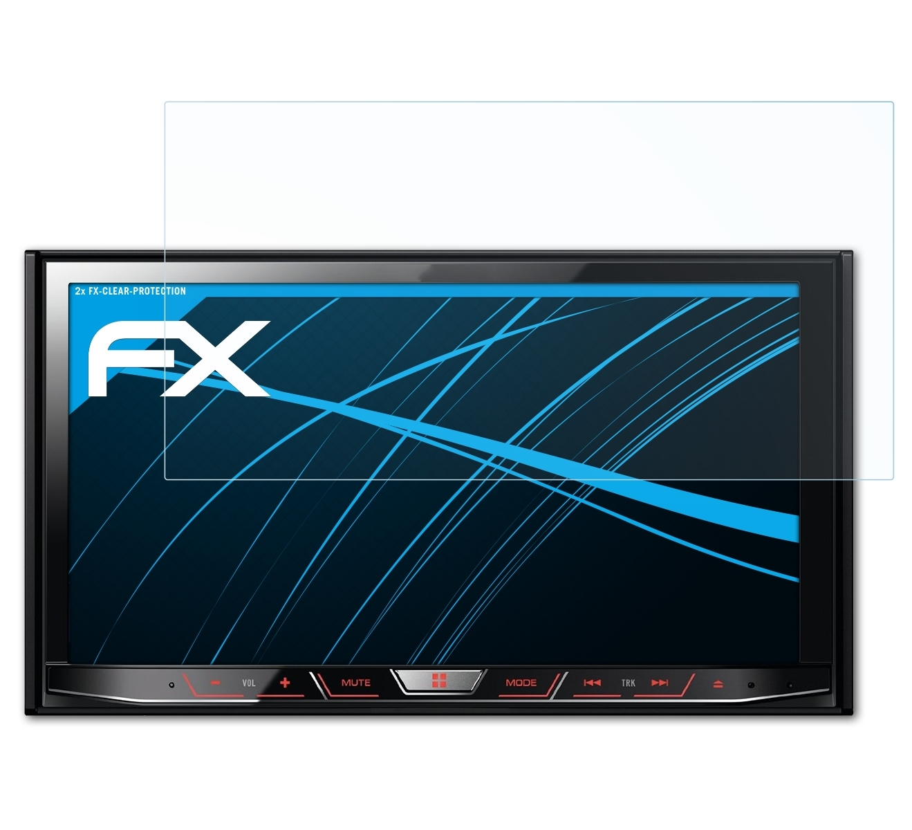 Pioneer ATFOLIX FX-Clear AVH-X8600BT) 2x Displayschutz(für