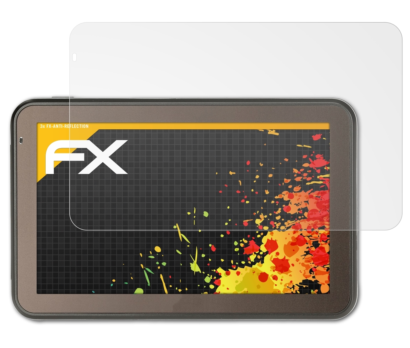 3x FX-Antireflex Displayschutz(für Mio ATFOLIX LM) LM/5450 5100/5400 Spirit