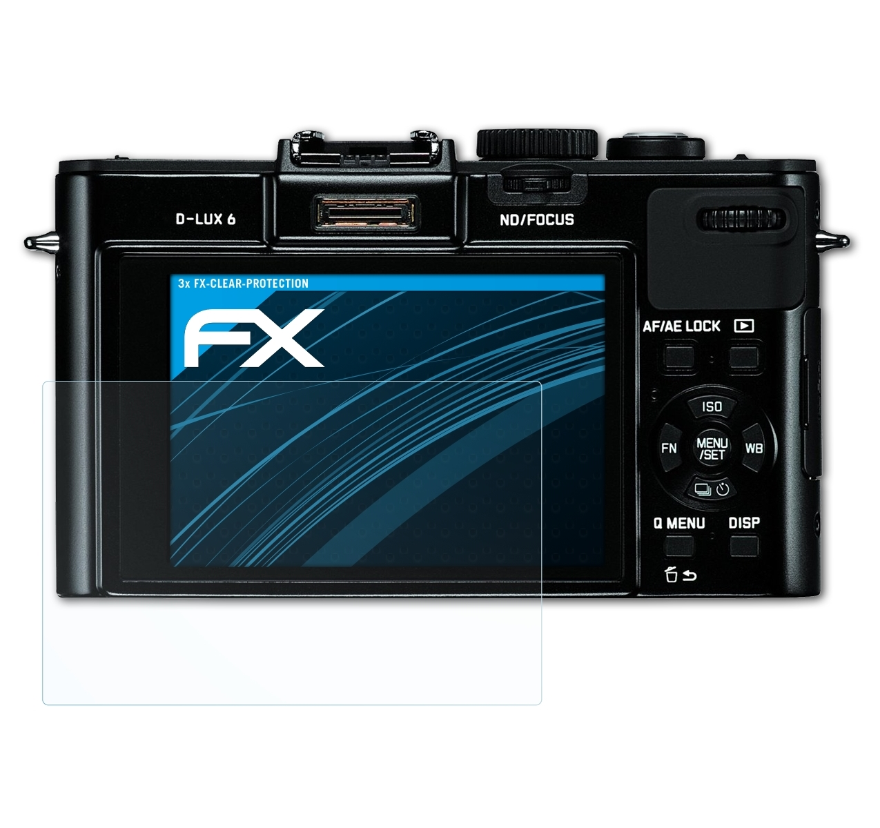 ATFOLIX 3x FX-Clear D-Lux 6) Displayschutz(für Leica