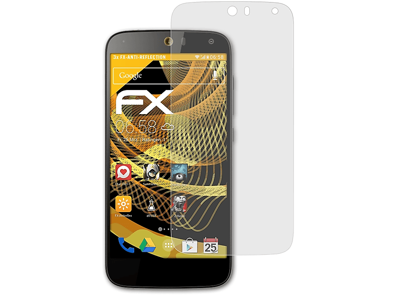 ATFOLIX 3x FX-Antireflex Displayschutz(für Acer Liquid Z630)