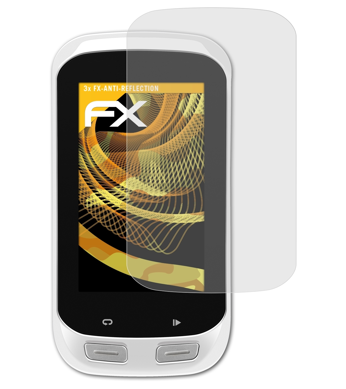 ATFOLIX 3x FX-Antireflex Displayschutz(für Explore Garmin Edge 1000)