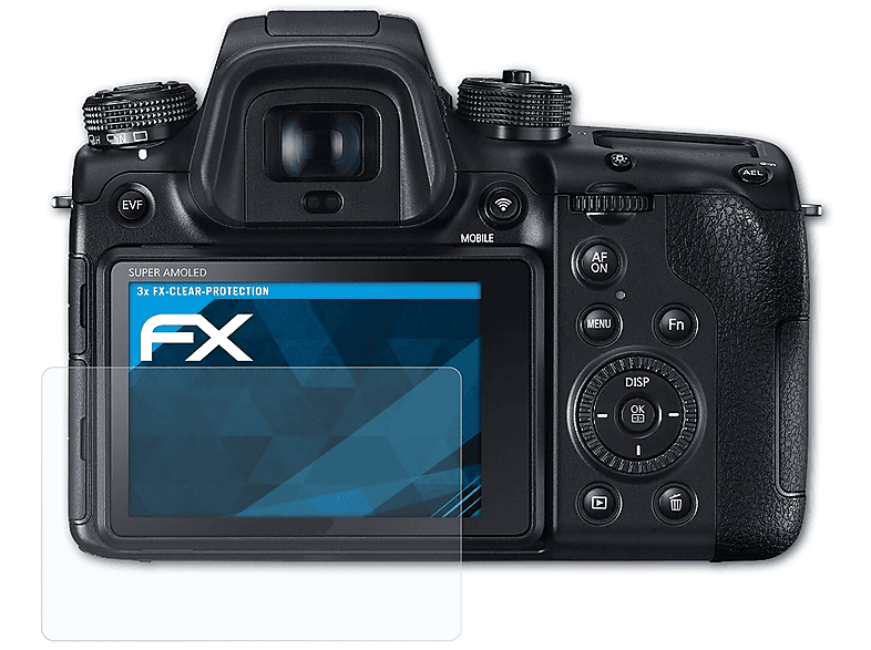 ATFOLIX 3x FX-Clear Displayschutz(für Samsung NX1)