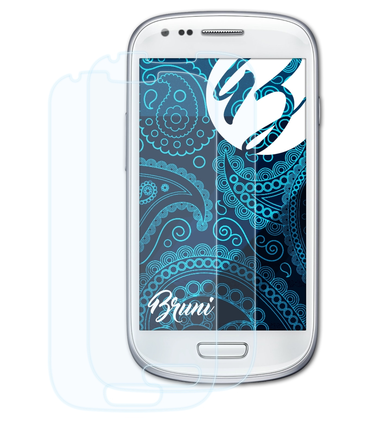 BRUNI mini (GT-i8190)) S3 Basics-Clear Galaxy 2x Schutzfolie(für Samsung