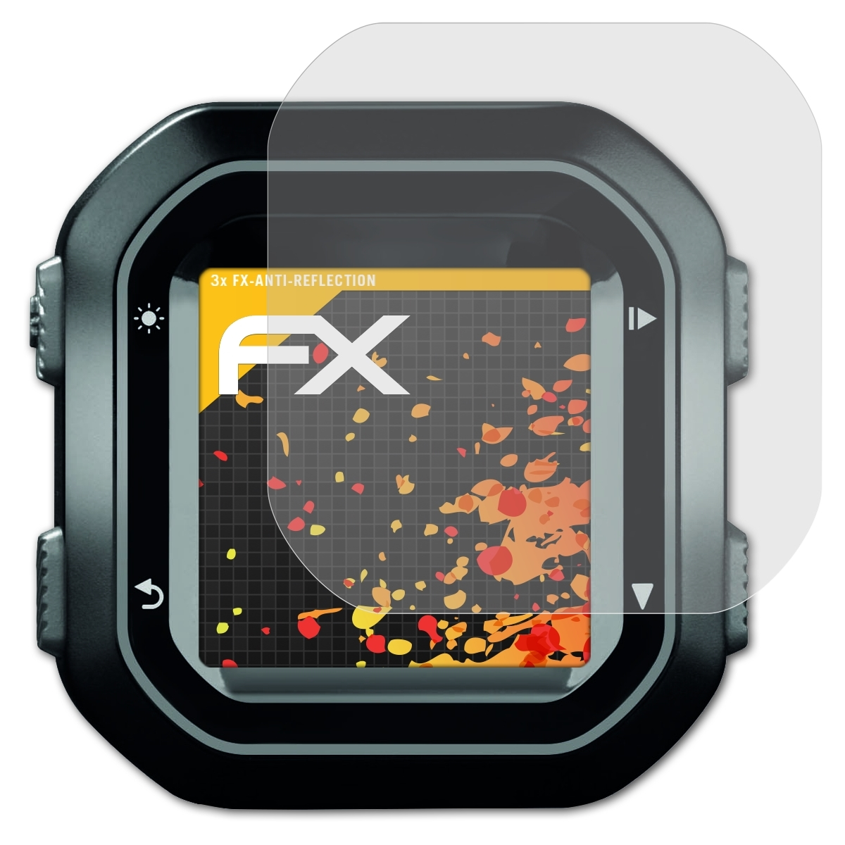 ATFOLIX 3x FX-Antireflex Garmin 20/25) Displayschutz(für Edge